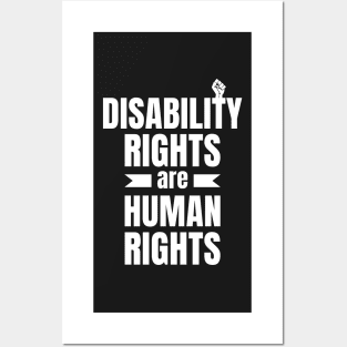 Disability Rights Are Human Rights , social justice Posters and Art